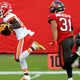 KC’s Tyreek Hill is on-pace to break the single-game receiving yards record today against the Bucs.